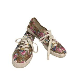 G Los Angeles By Guess Women's Size 7M Multicolor Floral Casual Sneakers Shoes